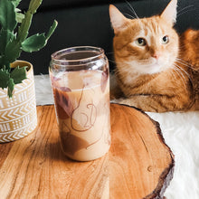Charger l&#39;image dans la galerie, Cat Iced Coffee Glass
