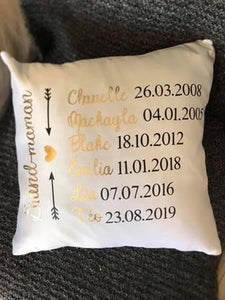 Coussin familial / Family Pillow