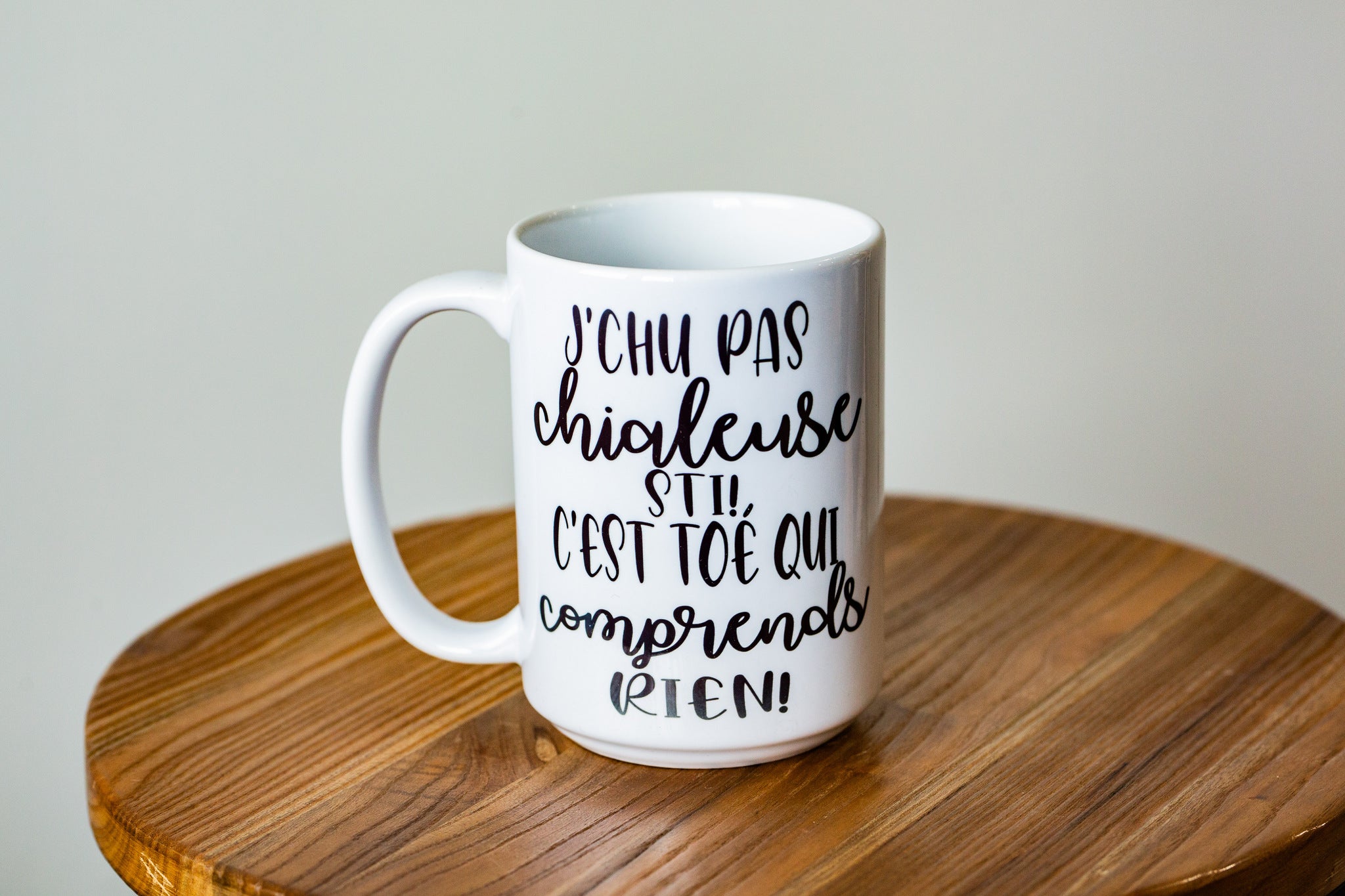 J'chu pas chialeuse 'sti, c'est toé qui comprends rien!
